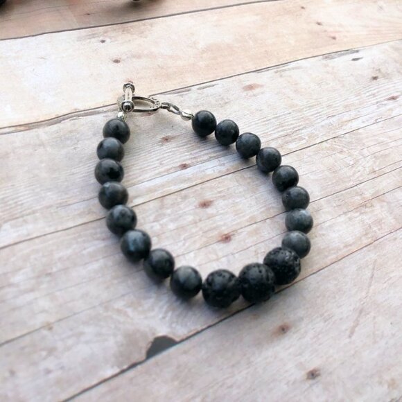 Labordarite Essential Oil Diffuser Bracelet - Picture 1 of 2